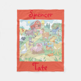 Ullfilt-/personligtecknadboskap Fleecefilt