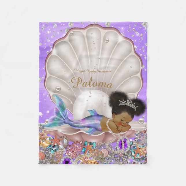 Ullfiltar, baby shower, flicka, princess, fleecefilt (Framsidan)