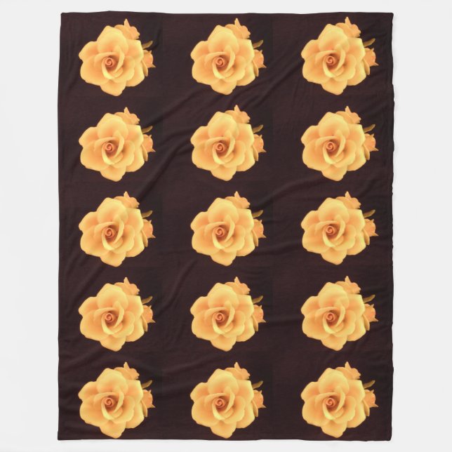 Ullfilten Capodimonte steg Fleecefilt (Framsidan)