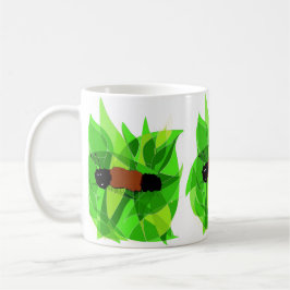 Ullig björnnaturkonst på kaffemuggen kaffemugg