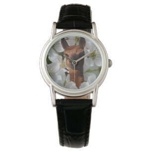 Ullig Brun Ung Lama, Armbandsur