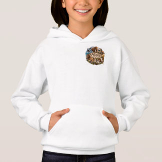 Ullig mammut Istidsäventyr Barnhoodie T Shirt