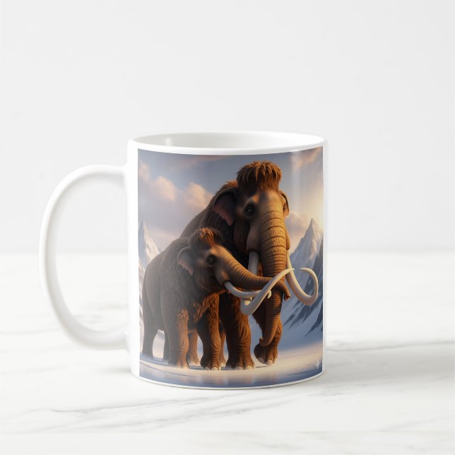 Ullig mammut kaffemugg (Vänster)