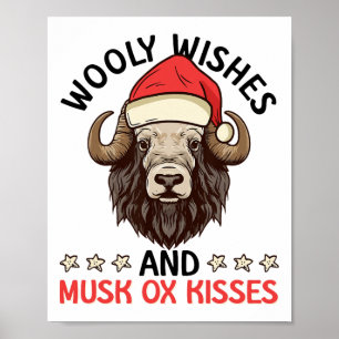 Ulliga önskningar och myskox kramar - Myskox Poster