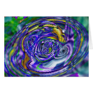 Ullis fractalklunk hälsningskort