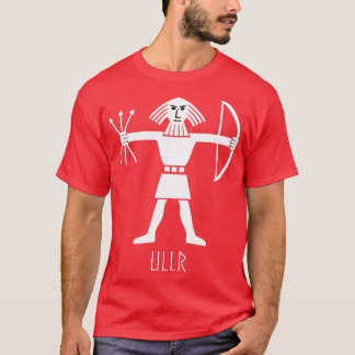 Ullr Norse Viking God of Archery Ski Hunting Winte T Shirt