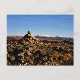 Ullscarf vinterdistriktet Sjö England Vykort