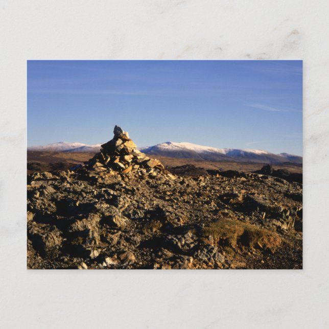 Ullscarf vinterdistriktet Sjö England Vykort (Framsida)