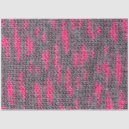 Ullstruktur i sticka med rosa och grått färg