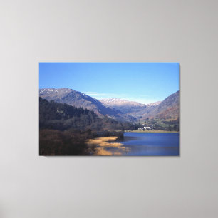Ullswater Cumbria England Postcard Cushion Poster Canvastryck