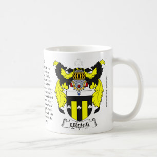 Ulrich familjvapensköld kaffemugg