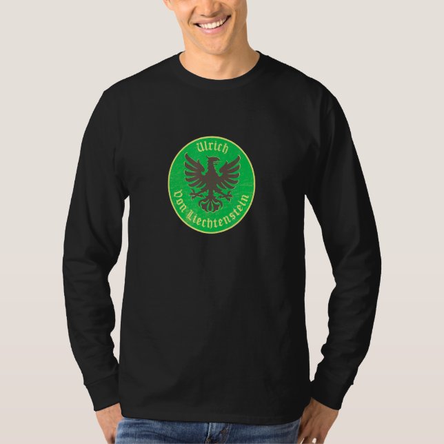 Ulrich Von Liechtenstein Distress T Shirt (Framsida)