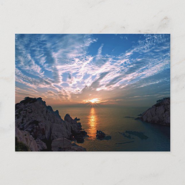 Ulsan, Sydkorea Soluppgång Vykort (Framsida)