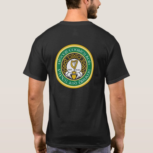 Ulster County AOH Pipe and Drum T Shirt (Baksida)