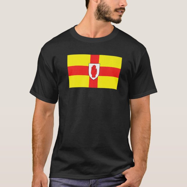 Ulster-flagga - Ulster Red Hand-Flagga Premium T Shirt (Framsida)