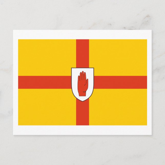 Ulster Province Flagga Vykort (Framsida)