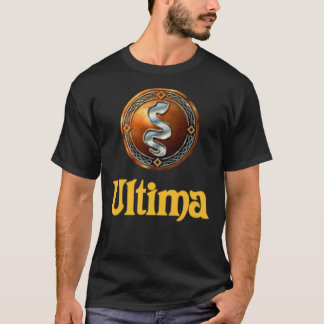 Ultima Logotyp Serpent Black Grind Essential T-Shi T Shirt