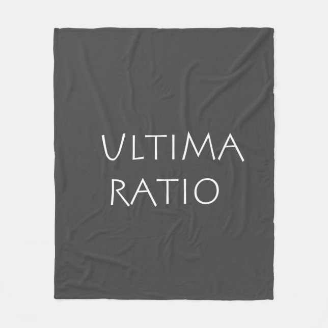 Ultima ratio fleecefilt (Framsidan)