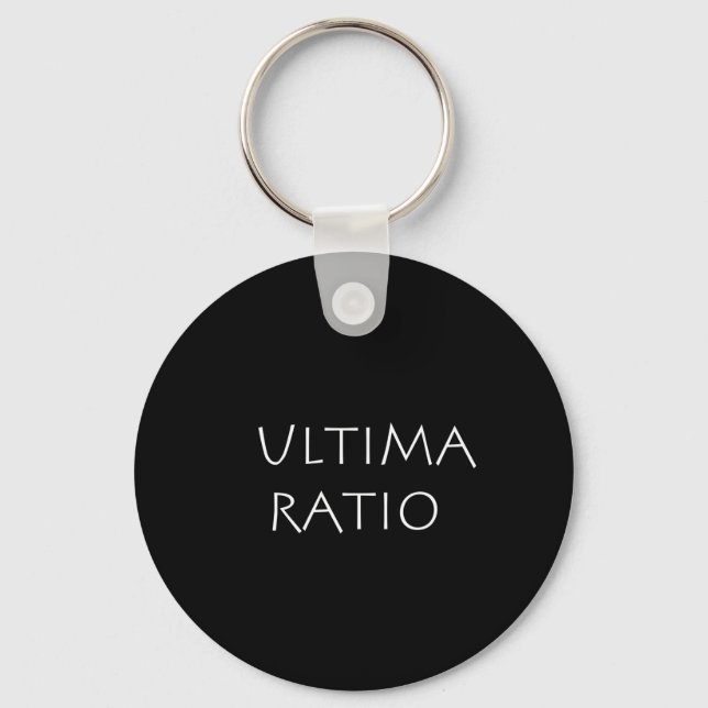 Ultima ratio nyckelring (Framsida)