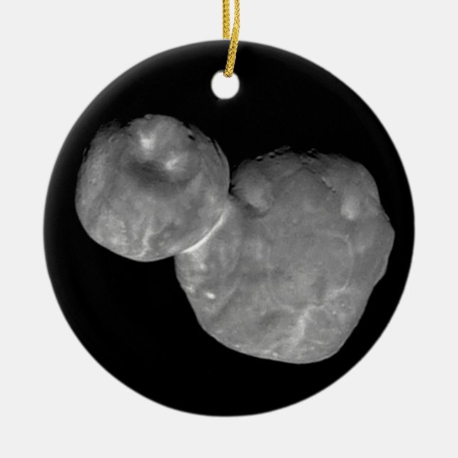 Ultima Thule Arrokoth Kuiper Bälte Object Julgransprydnad Keramik (Framsidan)