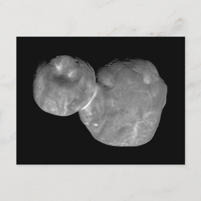 Ultima Thule Arrokoth Kuiper Bälte Object Vykort (Framsida)