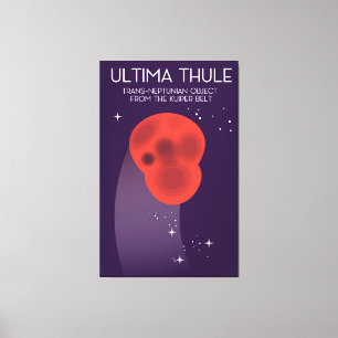 Ultima Thule Keiper Bälte rymdkonst Canvastryck