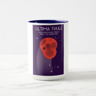 Ultima Thule Keiper Bälte rymdkonst Mugg