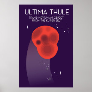 Ultima Thule Keiper Bälte rymdkonst Poster