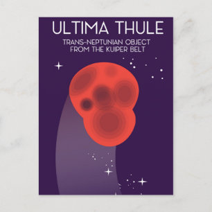 Ultima Thule Keiper Bälte rymdkonst Vykort