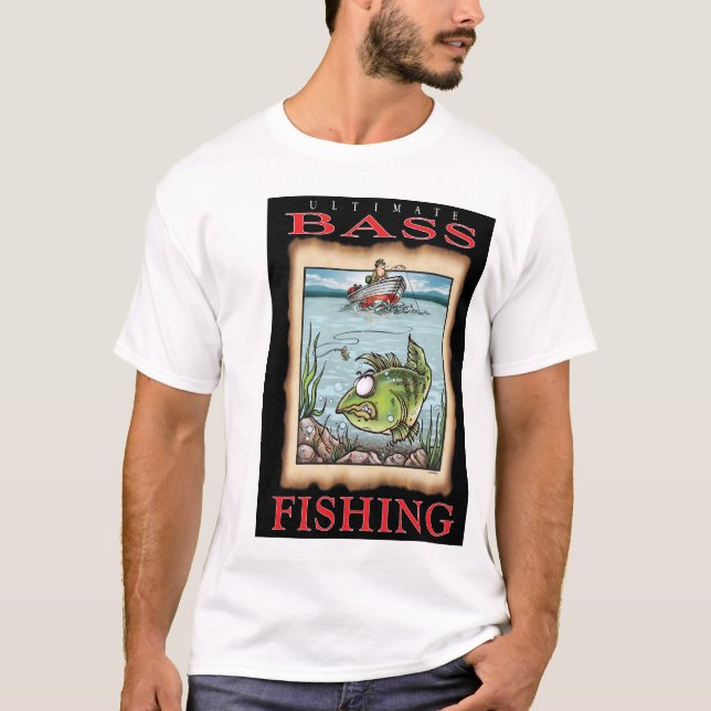 ULTIMAT BAS- FISKEutslagsplats T-shirt (Framsida)