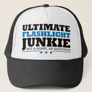 Ultimat ficklampaknarkare - blått truckerkeps