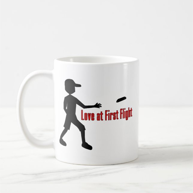 Ultimat flyg för Frisbeekärlek först Kaffemugg (Vänster)