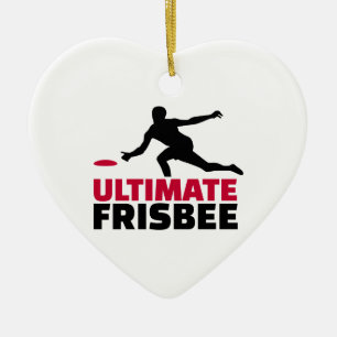 Ultimat Frisbee Julgransprydnad Keramik
