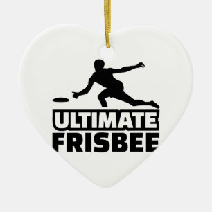 Ultimat Frisbee Julgransprydnad Keramik