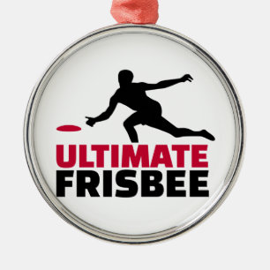 Ultimat Frisbee Julgransprydnad Metall