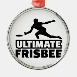 Ultimat Frisbee Julgransprydnad Metall