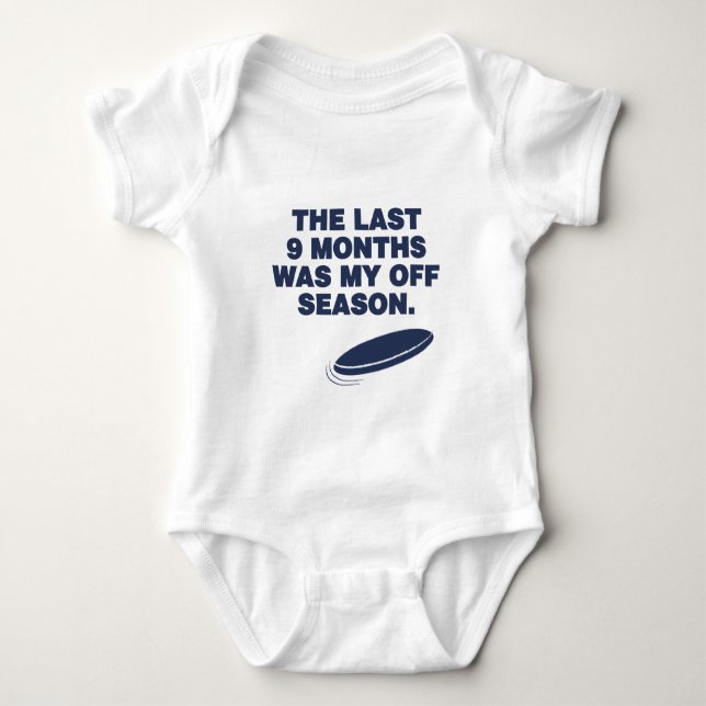Ultimat Frisbeebabydesign Tee Shirt (Framsida)