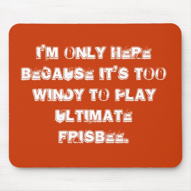 Ultimat frisbeemousepad musmatta (Framsidan)