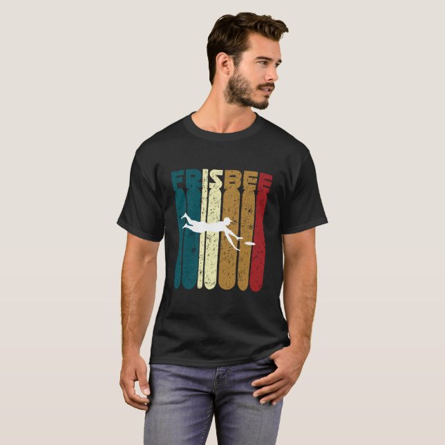 Ultimat FrisbeeT-tröja för vintage Tee (Hel framsida)