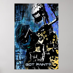 Ultimat överlevnadpaintball poster