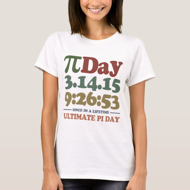 Ultimat Pi-dag 2015 Tee Shirt (Framsida)