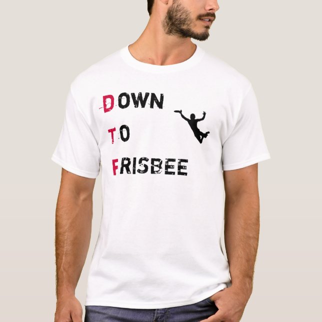Ultimat skjorta för DTF (besegra till frisbeen) Tröja (Framsida)