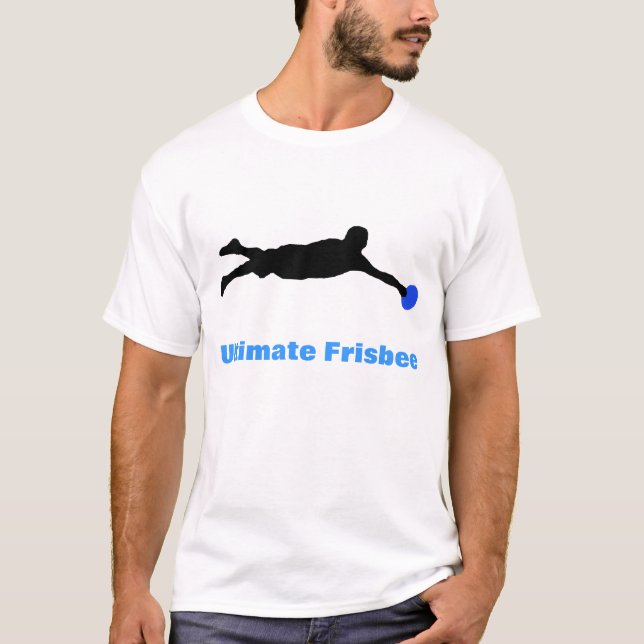 Ultimat skjorta för Frisbee (anbud) (tända), T Shirt (Framsida)