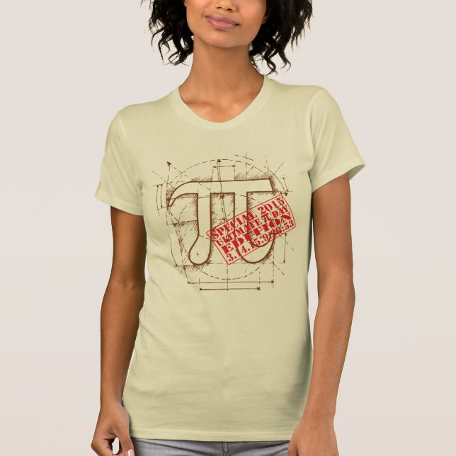 Ultimat speciell upplaga för Pi-dag 2015 T Shirt (Framsida)