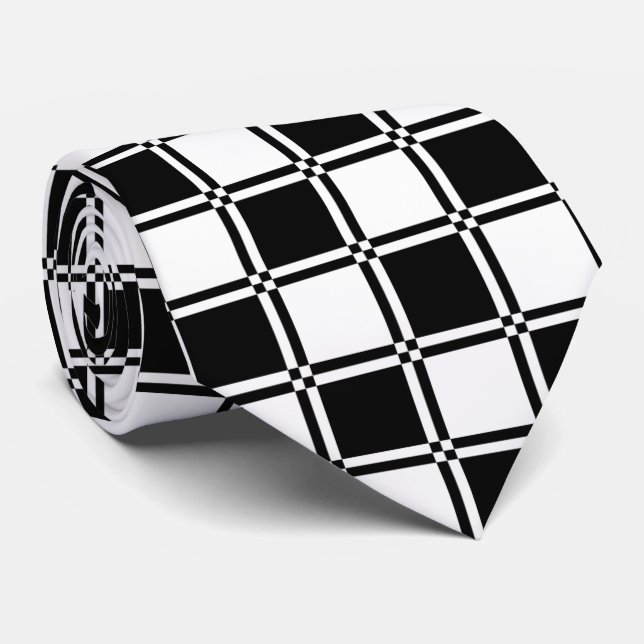 Ultimat svartvit Sillitoe för OPUS Tartan Slips (Rullad)