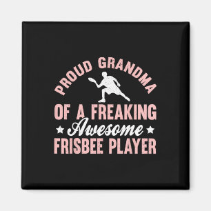 Ultimata frisbeespelare Discgolf Mormor Magnet