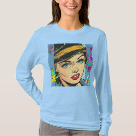 Ultimate 90s Nostalgia Pop Art Collage T Shirt