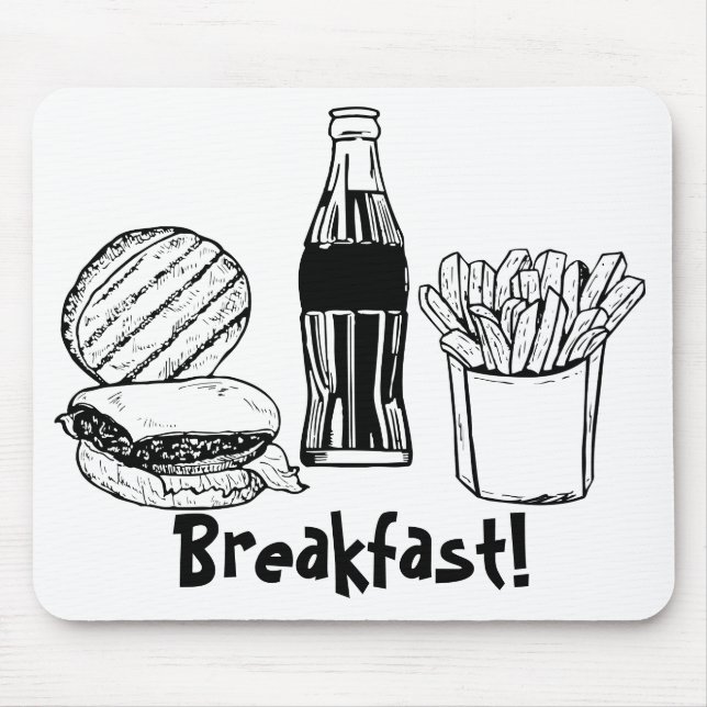 Ultimate Breakfast Mouse Pad Musmatta (Framsidan)