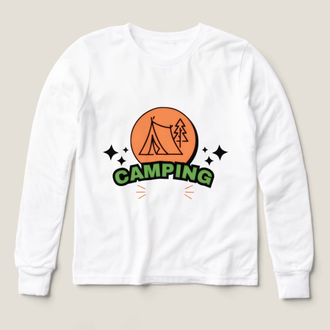 Ultimate Camping Adventure | Nature Escape & Outdo T Shirt (Design framsida)