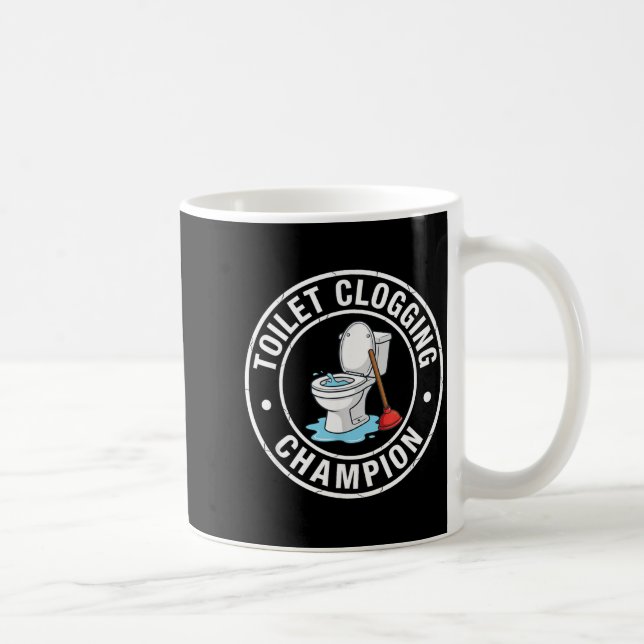 Ultimate Clogging Champion Toilet Kaffemugg (Höger)